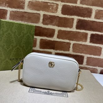 Gucci Mini Leather Chain Crossbody Bag