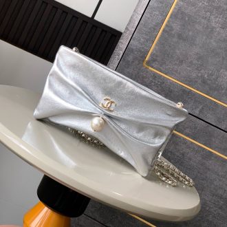 Chanel Metallic Evening Clutch