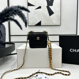 Chanel Quilted Leather Mini Crossbody Bag
