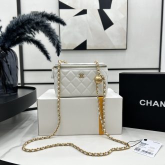 Chanel Quilted Leather Mini Crossbody Bag