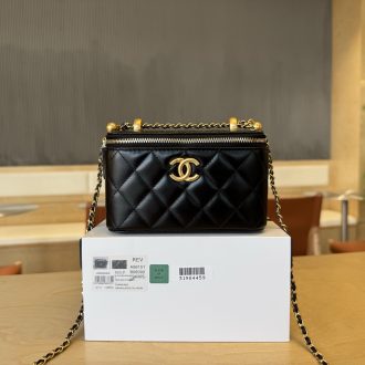 Chanel Quilted Calfskin Vanity Bag