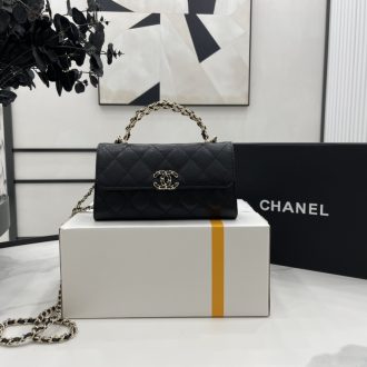 Chanel Quilted Leather Mini Flap Bag