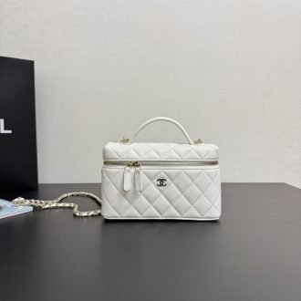 Chanel Quilted Leather Vanity Bag