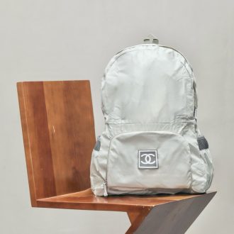 Chanel Signature Nylon Backpack
