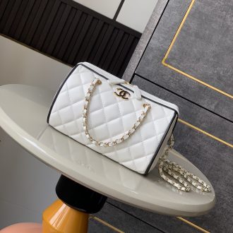 Chanel Quilted Leather Box Bag