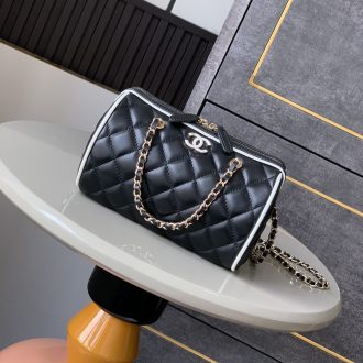 Chanel Quilted Leather Chain Bag