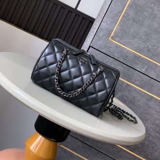Chanel Quilted Leather Chain Bag