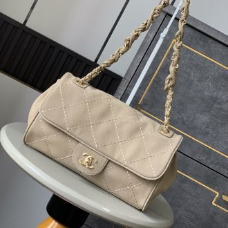 Chanel Quilted Leather Shoulder Bag
