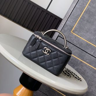 Chanel Quilted Leather Vanity Case