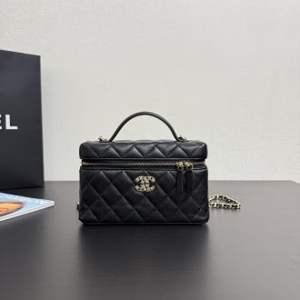Chanel Quilted Vanity Case Bag