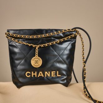 CHANEL Quilted Leather Chain Bag
