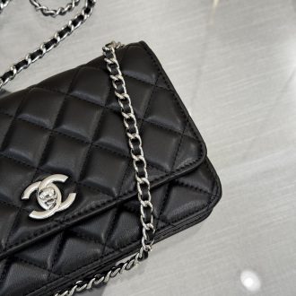Chanel Quilted Leather Crossbody Bag