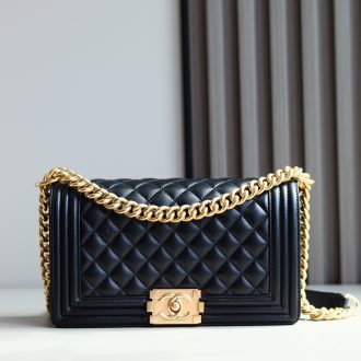 Chanel Quilted Leather Chain Bag