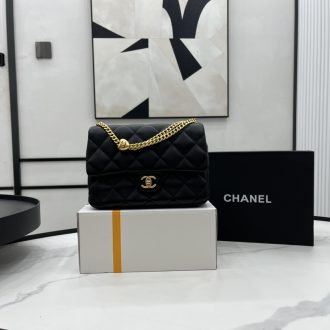 Chanel Quilted Leather Flap Bag