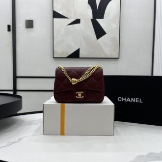 CHANEL Quilted Lambskin Flap Bag