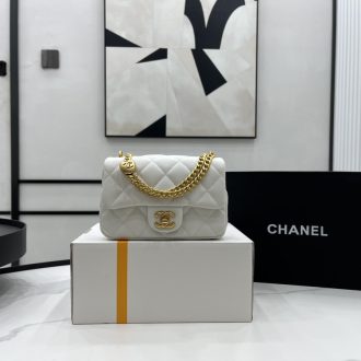 Chanel Quilted Leather Mini Flap Bag