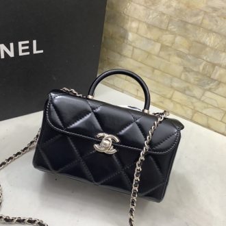 Chanel Quilted Leather Mini Flap Bag